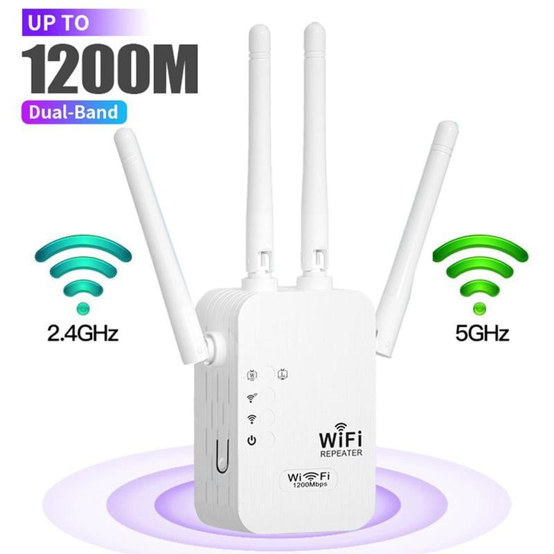 🔥Horúca ponuka 2026 🎁1200 Mbps dvojpásmový WiFi extender (5 GHz/2,4 GHz) s pokrytím 935 metrov štvorcových a 50 zariadení