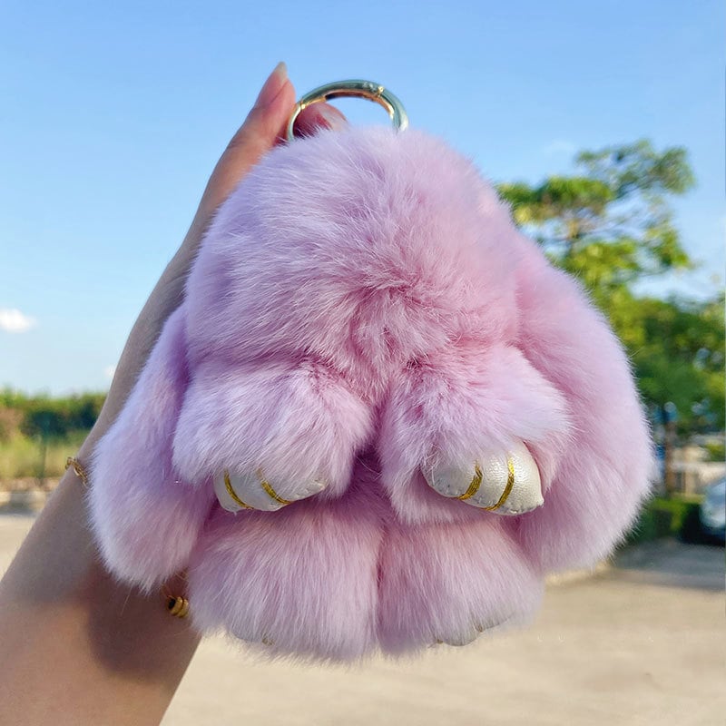 🐰 Ručne vyrábané mäkké zajačie bambulkové ozdoby