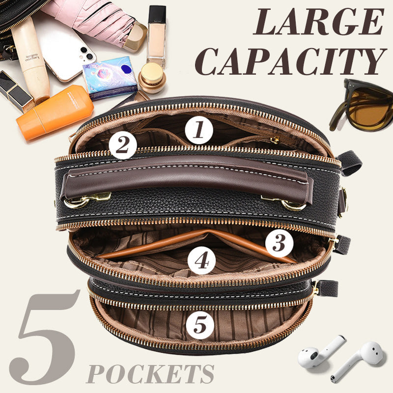 👜 Klasická multifunkčná taška PU kože Crossbody
