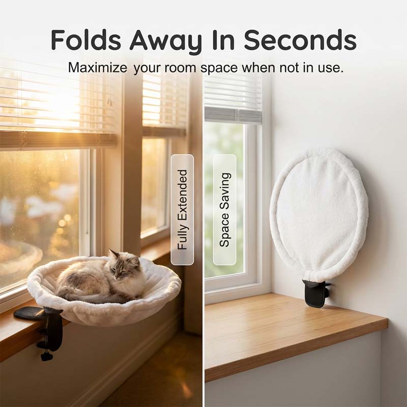 🔥 bezdrôtová skladacia okenná plošina pre mačky