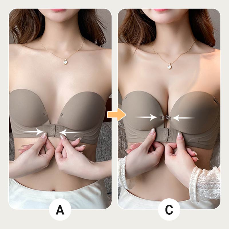 👙Triumph💥2+2 gratis💥👙 Modrček s push-up učinkom in zapenjanjem spredaj