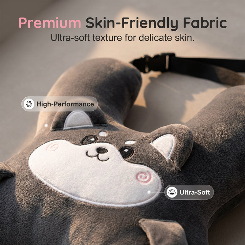 🧸 Mäkký vankúšik do auta v tvare písmena H pre malé deti – ergonomická opierka hlavy a krku pre deti